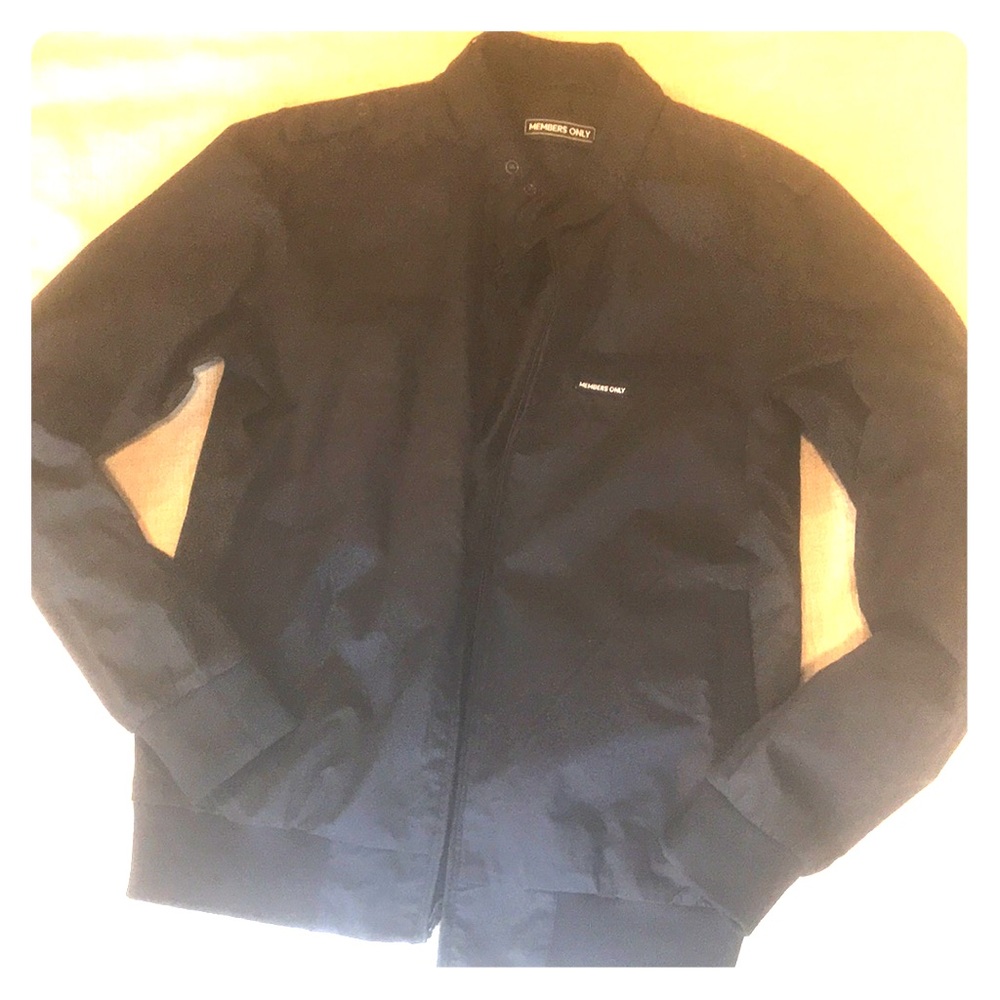 Classic Black Members Only Jacket